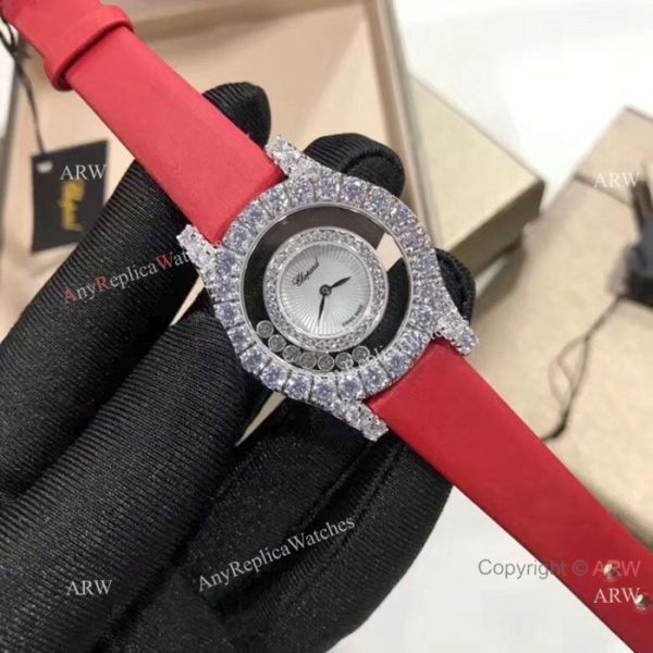 Top Grade Replica Chopard Happy Dreamg Ice Out Watches 32mm Top Grade Replica Chopard Happy Dreamg Ice Out Watches 32mm