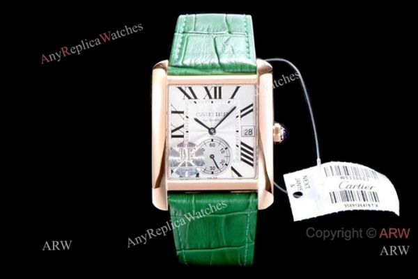 Swiss Grade Cartier Tank MC Automatic watch Rose Gold Blue Leather Strap Swiss Grade Cartier Tank MC Automatic watch Rose Gold Blue Leather Strap