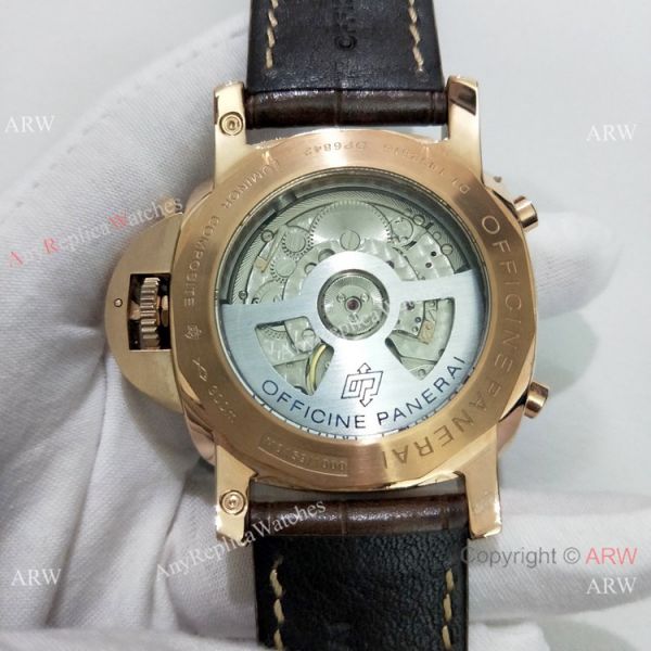 New Copy Panerai Luminor Flyback PAM00525 Watch Rose Gold New Copy Panerai Luminor Flyback PAM00525 Watch Rose Gold