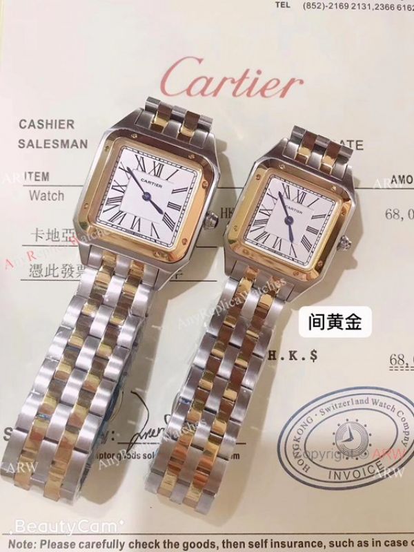 New Cartier Watches Cartier Santos Dumont Stainless Steel Watch New Cartier Watches Cartier Santos Dumont Stainless Steel Watch