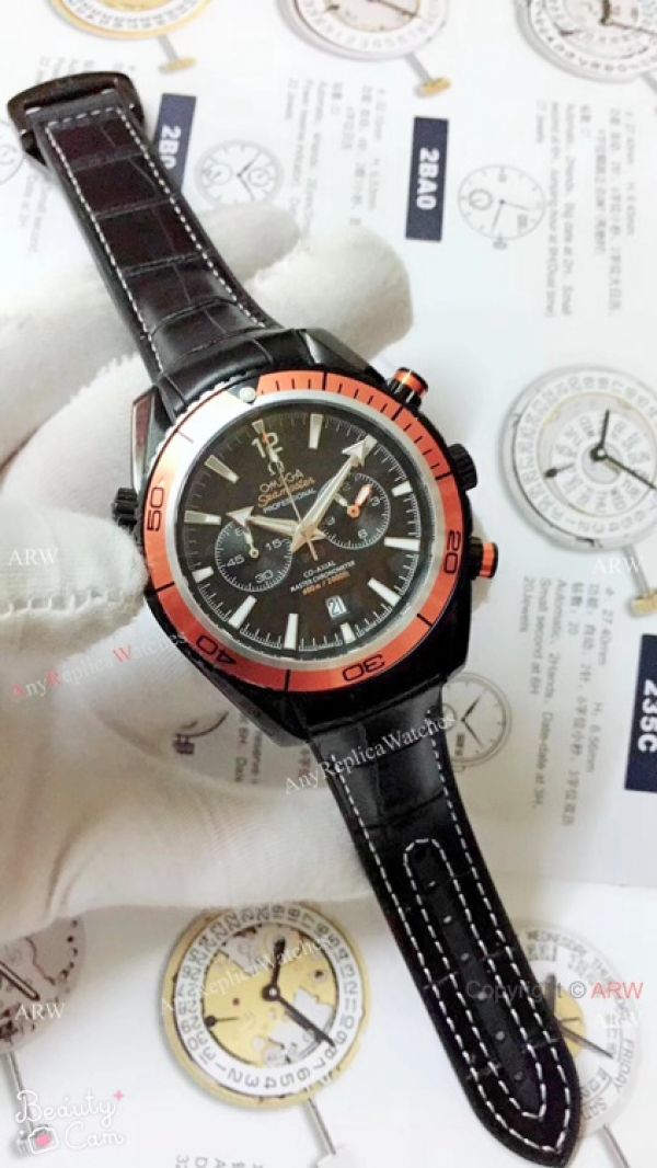 Best Copy Omega Planet Ocean 600m Chronograph Watch Red Black Bezel Best Copy Omega Planet Ocean 600m Chronograph Watch Red Black Bezel