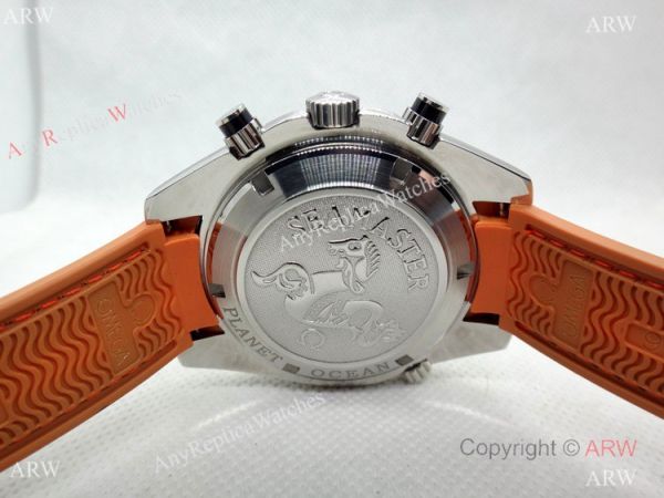 Omega Seamaster 600 Black Rubber Orange Watch Japan Quartz Omega Seamaster 600 Black Rubber Orange Watch Japan Quartz