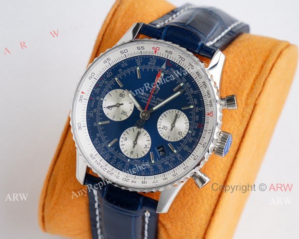 Super Clone Breitling Navitimer 01 Blue Face Watch 7750 Movement Super Clone Breitling Navitimer 01 Blue Face Watch 7750 Movement
