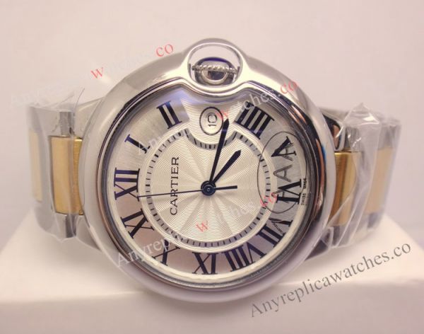 Cartier Watch Replica Ballon Bleu Two-Tone Medium Size 36mm Cartier Watch Replica Ballon Bleu Two-Tone Medium Size 36mm