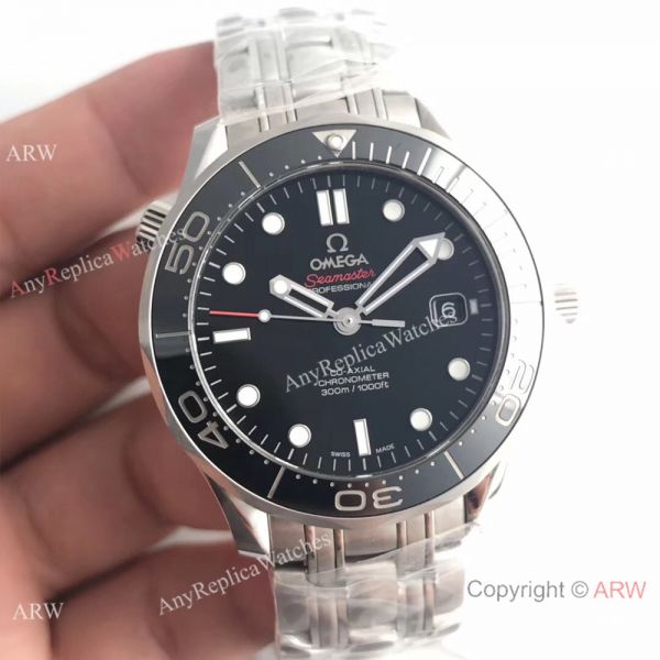 Grade 1A Omega Replica Watches James Bond Stainless Steel Black Ceramic Grade 1A Omega Replica Watches James Bond Stainless Steel Black Ceramic