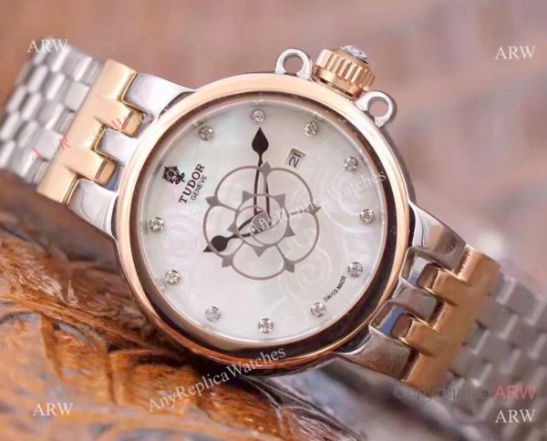 AAA Copy Tudor Clair de Rose Lady Watch White MOP Dial 2-Tone Rose Gold 30mm AAA Copy Tudor Clair de Rose Lady Watch White MOP Dial 2-Tone Rose Gold 30mm