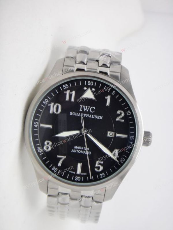 IWC Pilot Spitfire Mark XVI Automatic Black Dial Steel Watch IWC Pilot Spitfire Mark XVI Automatic Black Dial Steel Watch