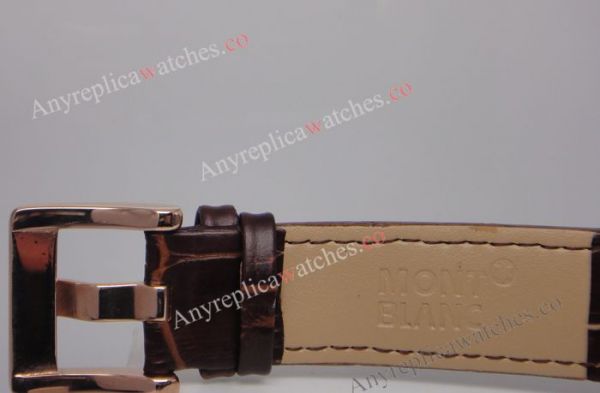 Montblanc Time Walker chronograph tourbillon Brown leather band Montblanc Time Walker chronograph tourbillon Brown leather band