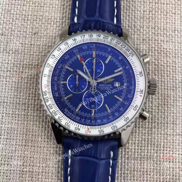 Breitling Navitimer World GMT 46mm Black / Black Leather Stainless Steel Watch Breitling Navitimer World GMT 46mm Black / Black Leather Stainless Steel Watch