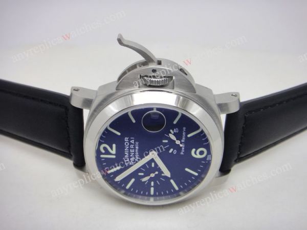 Panerai Automatic Power Reserve Black Face Mens Copy Watch Panerai Automatic Power Reserve Black Face Mens Copy Watch