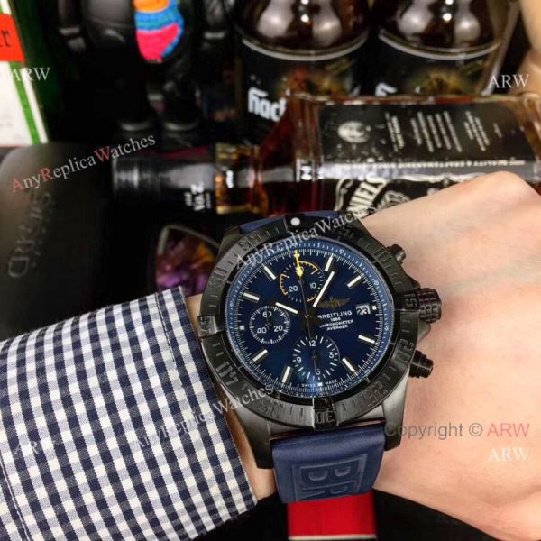 Copy Breitling Super Avenger II Watches Green Dial Black Case Copy Breitling Super Avenger II Watches Green Dial Black Case