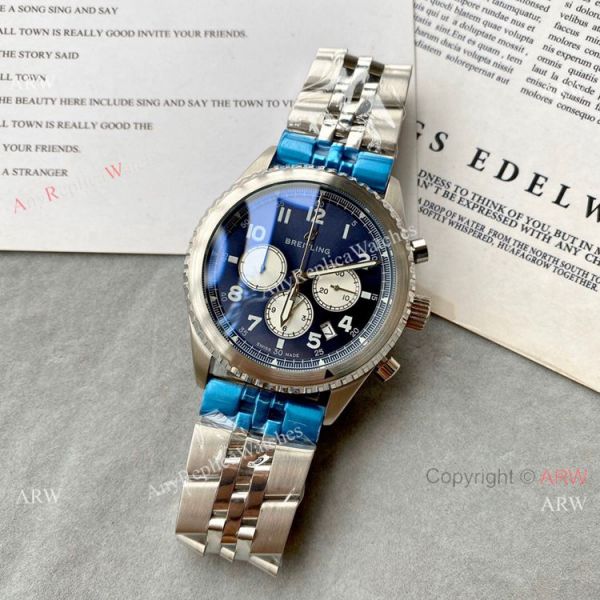 Vintage Style Breitling Premier Replica Watch Stainless Steel Vintage Style Breitling Premier Replica Watch Stainless Steel