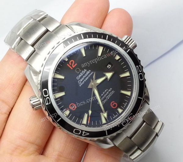 Omega Planet Ocean Replica Watch Omega Seamaster Black dial For Men Omega Planet Ocean Replica Watch Omega Seamaster Black dial For Men