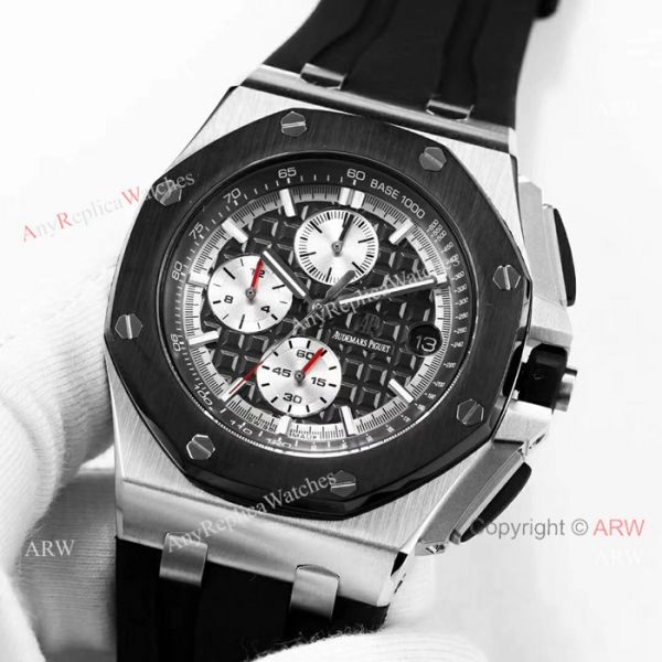 Solid Black AP Royal Oak Offshore 44mm Mens watch Audemars Piguet Knock off Wholesale Solid Black AP Royal Oak Offshore 44mm Mens watch Audemars Piguet Knock off Wholesale