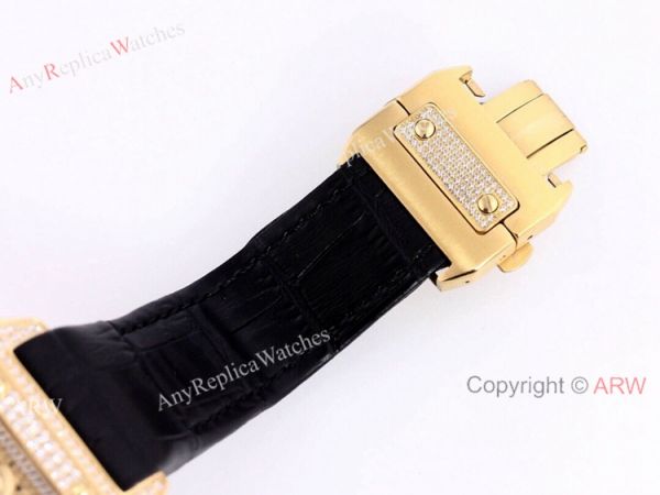 Knockoff Cartier Santos De Chronograph Iced Out Watch 45mm Men Knockoff Cartier Santos De Chronograph Iced Out Watch 45mm Men