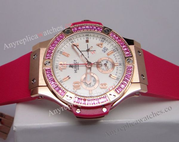Replica Hublot Big Bang Pink Diamond Watch For Ladies Replica Hublot Big Bang Pink Diamond Watch For Ladies