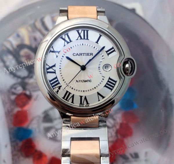 40mm CARTIER Ballon Bleu Replica Watch 2-Tone Rose Gold 40mm CARTIER Ballon Bleu Replica Watch 2-Tone Rose Gold