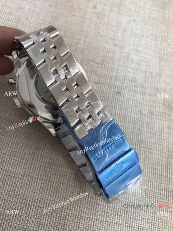 Breitling Transocean Blue Dial Chronograph Replica Watch Stainless Steel Breitling Transocean Blue Dial Chronograph Replica Watch Stainless Steel