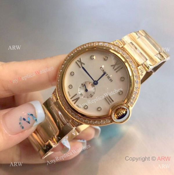 Stainless Steel Diamond White Dial Womens Fake Cartier Watch Stainless Steel Diamond White Dial Womens Fake Cartier Watch
