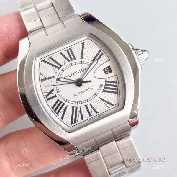 Swiss Grade Cartier Roadster ETA 2892 Stainless Steel Watch Replica Swiss Grade Cartier Roadster ETA 2892 Stainless Steel Watch Replica