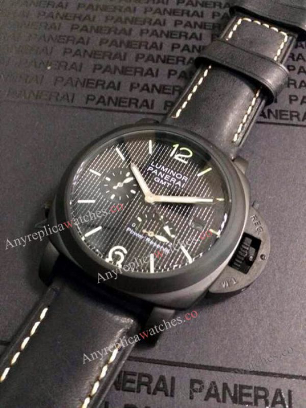 Panerai Power Reserve GMT Black Dial Replica Watch Panerai Power Reserve GMT Black Dial Replica Watch