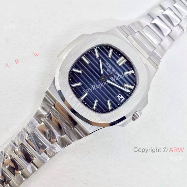 Swiss 324SC Patek Philippe Blue Face SS Watch Swiss 324SC Patek Philippe Blue Face SS Watch