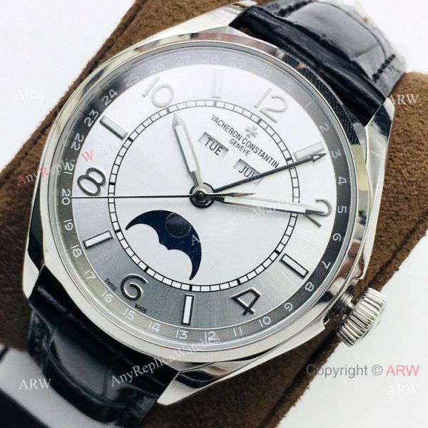 Grade 1A Copy Vacheron Constantin Fiftysix 2460QCL Watch Silver Dial 40mm Grade 1A Copy Vacheron Constantin Fiftysix 2460QCL Watch Silver Dial 40mm