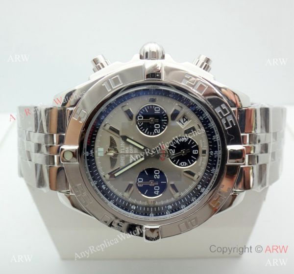 Breitling Chronomat B01 Stainless Steel Replica Watch Gray Dial Breitling Chronomat B01 Stainless Steel Replica Watch Gray Dial