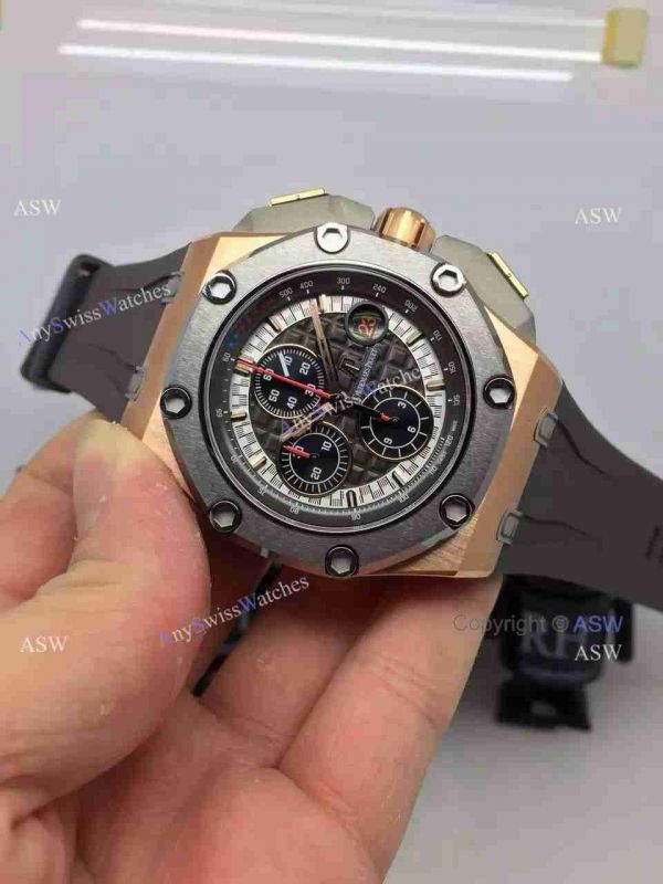 Swiss Audemars Piguet Michael Schumacher Royal Oak Offshore Black Leather Band Watch Swiss Audemars Piguet Michael Schumacher Royal Oak Offshore Black Leather Band Watch