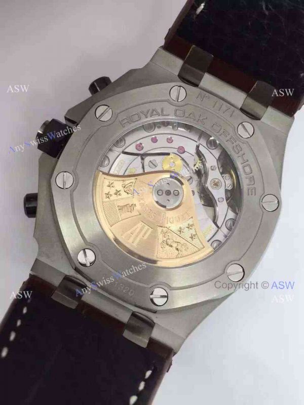 Fake Audemars Piguet Watch SS Yellow Dial Brown Leather Swiss AP Fake Audemars Piguet Watch SS Yellow Dial Brown Leather Swiss AP