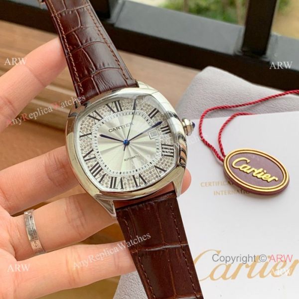 Swiss Quality Cartier Drive De Rose Gold Asia 8215 Watch Swiss Quality Cartier Drive De Rose Gold Asia 8215 Watch