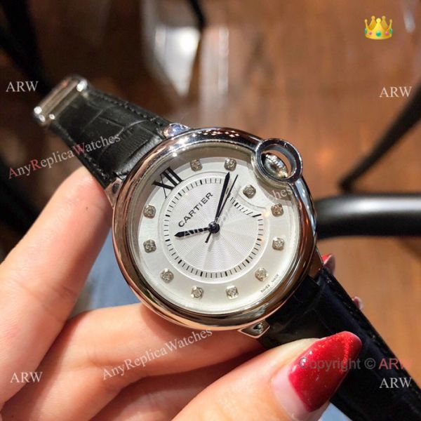 Pink Mother of Pearl Ballon Bleu de Cartier Watch Lady 36mm Pink Mother of Pearl Ballon Bleu de Cartier Watch Lady 36mm