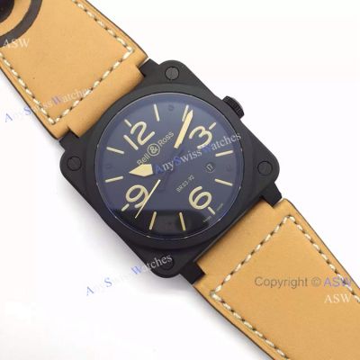 Swiss Replica Bell Ross BR 03-92 Watch brown leather Swiss Replica Bell Ross BR 03-92 Watch brown leather