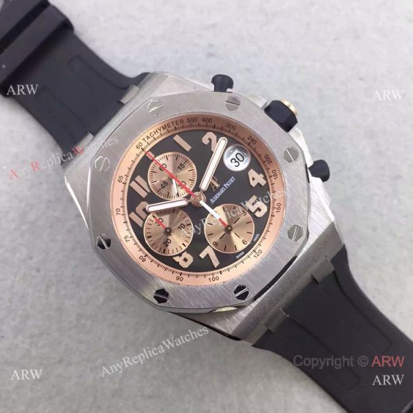 Swiss 3126 Audemars Piguet Replica Watch SS Rose Gold Inner Rubber Strap Swiss 3126 Audemars Piguet Replica Watch SS Rose Gold Inner Rubber Strap