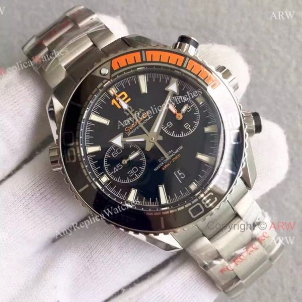 (OM)Swiss Replica Omega Seamaster 600m Master Black Orange Bezel Watch (OM)Swiss Replica Omega Seamaster 600m Master Black Orange Bezel Watch
