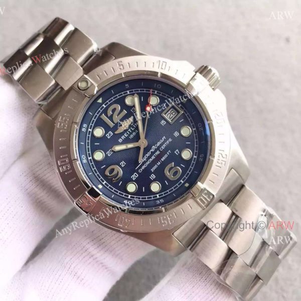 Knockoff Breitling Superocean Steelfish Watch Stainless Steel Blue Face Knockoff Breitling Superocean Steelfish Watch Stainless Steel Blue Face