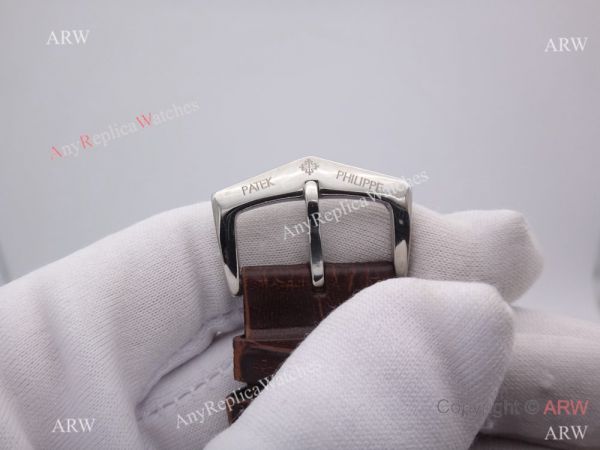Best Patek Philippe Replica Automatic Watch Stainless Steel / Brown Leather Strap Best Patek Philippe Replica Automatic Watch Stainless Steel / Brown Leather Strap