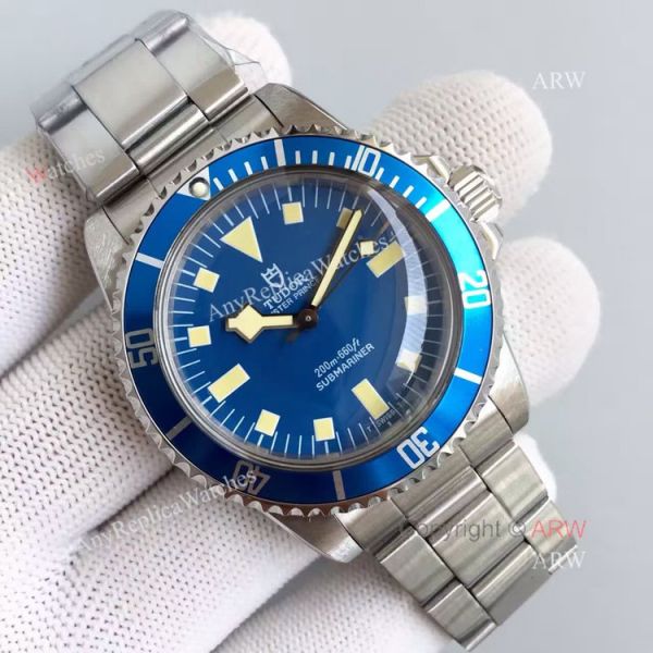 Tudor Snowflake Vintage Watch Replicas Stainless Steel Blue Bezel Asia 2836 Movement Tudor Snowflake Vintage Watch Replicas Stainless Steel Blue Bezel Asia 2836 Movement