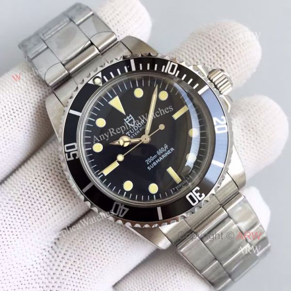 Clone Swiss ETA 2836 Replica Vintage Tudor Snowflake Submariners SS Black Bezel Watch Clone Swiss ETA 2836 Replica Vintage Tudor Snowflake Submariners SS Black Bezel Watch
