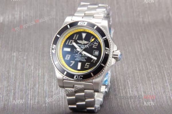 Breitling Superocean Chronometre Abyss Watch Stainless Steel Yellow Inner Breitling Superocean Chronometre Abyss Watch Stainless Steel Yellow Inner