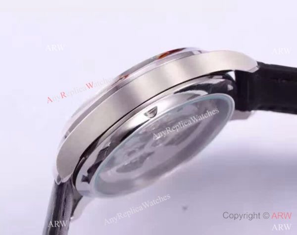 Fake IWC Schaffhausen Mens Watch SS Black Face 43mm Low Price Fake IWC Schaffhausen Mens Watch SS Black Face 43mm Low Price
