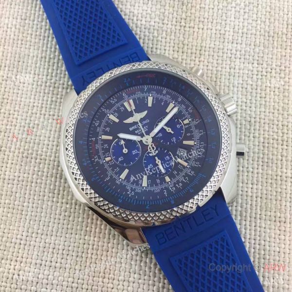 Fake BREITLING Bentley Motors T SS Blue Dial Rubber Watch Fake BREITLING Bentley Motors T SS Blue Dial Rubber Watch