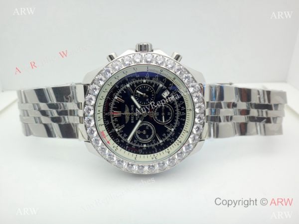 Replica Breitling For Bentley Motors Diamond Bezel Watch For Sale Replica Breitling For Bentley Motors Diamond Bezel Watch For Sale