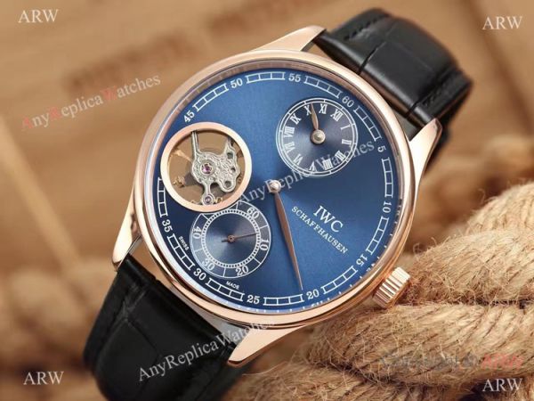 High Quality IWC Tourbillon Portuguese Watch Rose Gold Black Dial High Quality IWC Tourbillon Portuguese Watch Rose Gold Black Dial