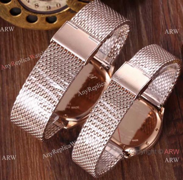 Fake Drive De Cartier Rose Gold Watch White Roman Dial Fake Drive De Cartier Rose Gold Watch White Roman Dial