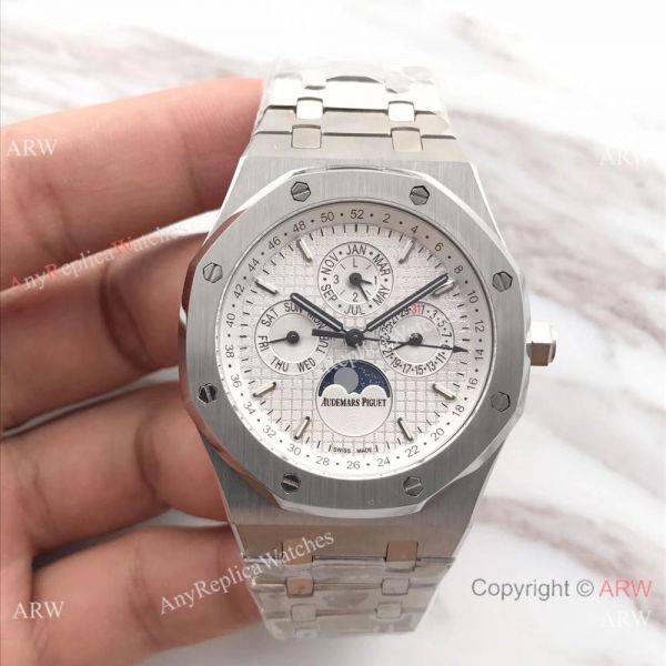 Audemars Piguet Royal Oak Perpetual Calendar Replica Watch Stainless Steel Black Dial 41mm Audemars Piguet Royal Oak Perpetual Calendar Replica Watch Stainless Steel Black Dial 41mm