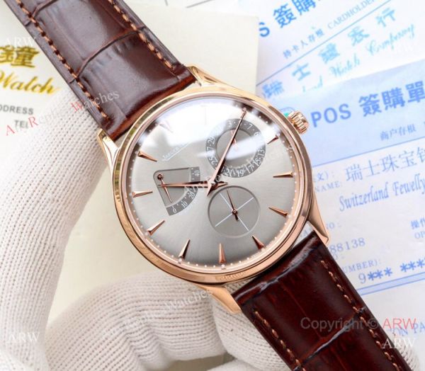 High Quality Jaeger LeCoultre Master Ultra Thin Reserve de Marche Watch Silver Dial High Quality Jaeger LeCoultre Master Ultra Thin Reserve de Marche Watch Silver Dial