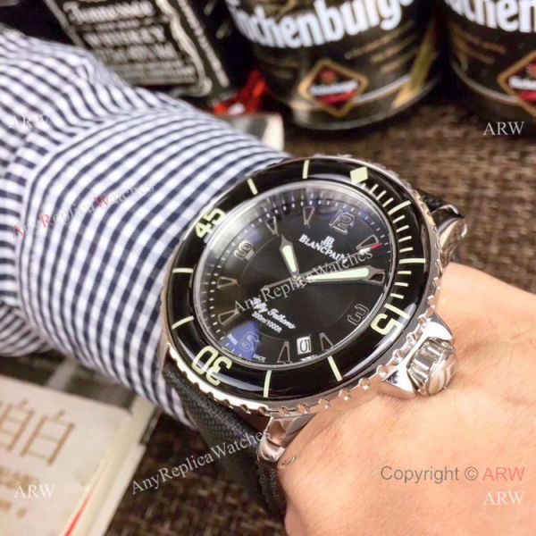 Best Replica Blancpain Womens Watch White MOP Dial Black Leather Bracelet Best Replica Blancpain Womens Watch White MOP Dial Black Leather Bracelet