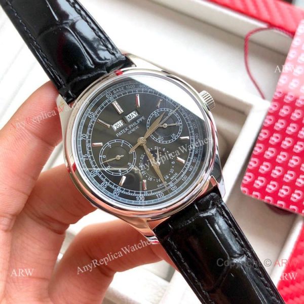 Swiss Copy Patek Philippe Base 1000 Rose Gold Watches with Moonphase Swiss Copy Patek Philippe Base 1000 Rose Gold Watches with Moonphase