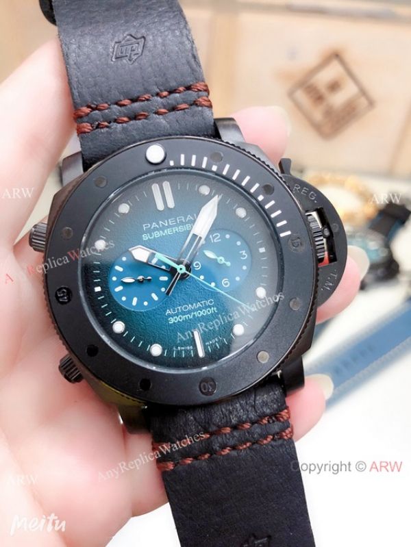 Replica Panerai PAM 983 Luminor Submersible Chrono Guillaume Nery Edition Watch Blue Dial Replica Panerai PAM 983 Luminor Submersible Chrono Guillaume Nery Edition Watch Blue Dial